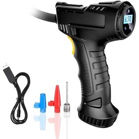 Resim Diğer Czk Şarjlı Dijital Araba, Bisiklet Ve Top Hava Pompası - Hızlı Şarj 