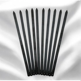 Resim Adana Kebap Kıyma Şişi 20 Adet 60 Cm Genişlik 2 Cm,2 Mm Kalınlık 