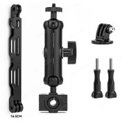 Resim Gopro 13 12 11 10 9 8 Motosiklet Bisiklet Tutucu Gidon Montaj Braketi Insta360 Kıt 16 Motosiklet 1 Adet 