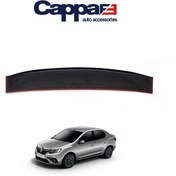 Resim Renault Symbol Arka Cam Üstü Spoyler Rüzgarlık Parlak Siyah 2013+ 