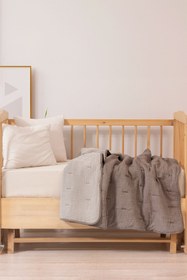 Resim Nevresim Gerektirmeyen Yıkanabilir Koza Bebek Yorganı Kahverengi 