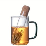 Resim Cam Çiçek Ağız Potu, Dantel Tutma Potu, Test Tüp Çay Makinesi, Ahşap Tıpa Yüksek Borosilikat Çay Filtresi, Çay Filtresi, Çay Seti 