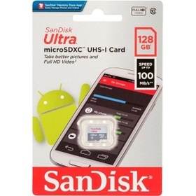 Resim Sandisk 128 Gb Microsd Hafıza Kartı 100 Mb/s Sdxc Uhs-ı Full Hd 