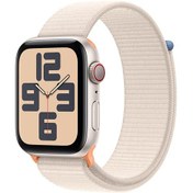 Resim Apple Watch SE 3 GPS + Cellular 44 MM Alüminyum Kasa Spor Loop Akıllı Saat (Apple Türkiye Garantili) 