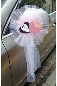 Resim Büşra Süsleme Yeni Model Etekli Nişan Nikah Konvoy Süsü 10 Lu 