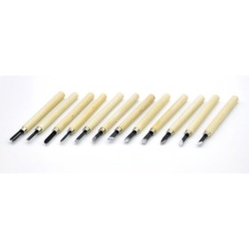 Resim Titi Ahşap Oyma Bıçak Seti 12 Parça 1123 