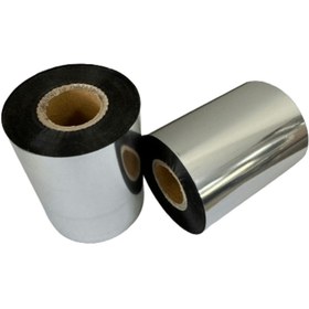 Resim jebrini Şerit termal aktarma şeridi Wax Ribon Siyah 110MM X 300M 