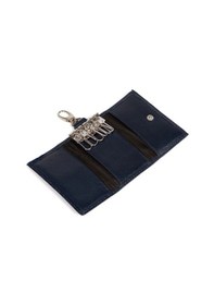 Resim Newish Polo Hakiki Kuzu Derisi Soft Doku Kancalı Çoklu Anahtarlık - New080 Lacivert 