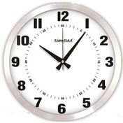 Resim Time Gold Salon Ofis Duvar Saati Metal 40 Cm Altın 