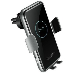 Resim Hzl Araç Telefon Tutucu Kablosuz Hızlı Şarj Özellikli Klipsli Araç İçi Kalorifer Telefon Tutucu-413 