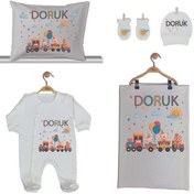 Resim Pia Baby Gl 1918 -02 Isme Özel Beşli Tulum Set 