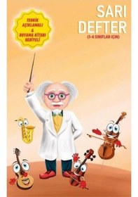 Resim Sarı Defter-1. ve 4.Sınıflar İçin- Porte Müzik Eğitim Yayınları 