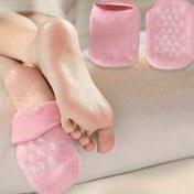 Resim 1 çift Kadınlar için yumuşak jel nemlendirici çorap - kuru ve çatlamış ayak bakımı, pembe ve gül kırmızısı renklerde, spa rahatlatıcı, kadınlar için hediye fikri, cilt bakım aksesuarları, konforlu giyim, doğum günü ve tatil hediyeleri 