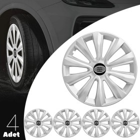 Resim Opel Corsa C 16 Inç Jant Kapağı Amblemli Gri (4 Adet) 143 Wg 