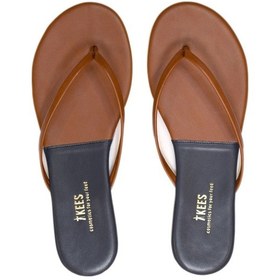 Resim Kadın Lacivert/taba Parmak Arası Terlik Lacivert/taba Lacivert - Taba 