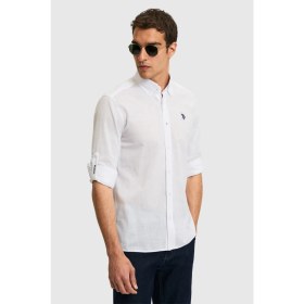 Resim U.s. Polo Assn. Erkek Beyaz Gömlek Basic 50324660-VR013 