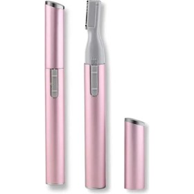 Resim Pembe Çok Fonksiyonlu Kaş ve Bıyık Temizleme Cihazı 