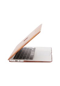 Resim Apple Uyumlu MacBook Air Kılıf 13 İnç Deri Leat01 Eski Usb'li Model 2010-2017 A1369 A1466 İle Kahverengi 