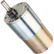 Resim Aubyhe 12v Dc Yüksek Torklu Metal Redüksiyonlu Dişli Motor, 37mm Ölçekli, 2 Terminal, 60rpm, Yedek Parça 