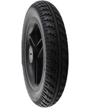 Maiyame Elektrikli Tekerlekli Sandalye Tekerleği: Patlamaz, Şişirme Gerektirmeyen, Kaymaz Poliüretan 10x2