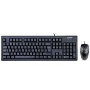 Resim A4TECH KR-8372 Q Siyah USB kablolu Klavye-Fare set 