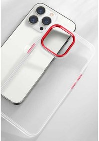 Resim Apple Uyumlu iPhone 13 Zore Krom Kapak-siyah 