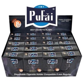 Resim Pufai Katran Süzen Filtreli Ağızlık 8 MM 30'lu x 20 Paket 