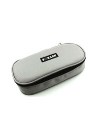 Resim Bback Kumaş Kalem Kutusu Oval Gri N318 