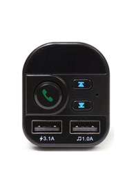 Resim Kensa Kt-315 Bluetooth Araç Kiti Fm Transmitter Çift Usb Girişli 