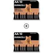 Resim Duracell LR6/MN1500 AA Kalem Pil 20'li 