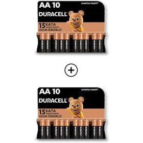 Resim Duracell LR6/MN1500 AA Kalem Pil 20'li 