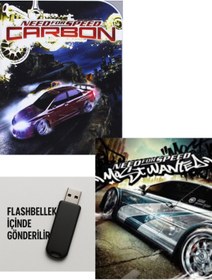 Resim Tigdes NFS Carbon + Most Wanted 2 PC Oyunu | 2’li Kuruluma Hazır Flash Bellek | Windows Uyumlu Yarış 