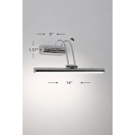 Resim Lighting Art Store Lightingartstore Tablo Duvar Aydınlatması, Banyo, Ev Dekorasyon Aydınlatması 35CM/220V/3200K 