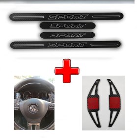 Resim Honda Civic Fb7 Sport Carbon Kapı Eşiği + F1 Kulakçık (551155126) 