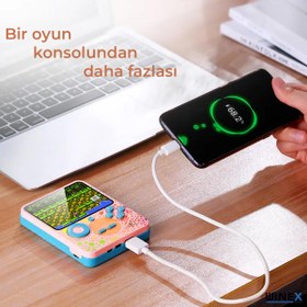 Resim Winex G6 Retro 3.5" Tv Bağlantılı Oyun Konsolu (666 Klasik Oyunlar) 
