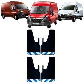 Resim Citröen Jumper Mavi-beyaz Fosforlu 4'lü Paçalık Çamurluk Tozluk Cıt0fx01903 