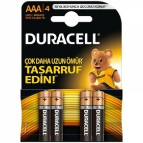 Resim Duracell Orijinal Aaa Lr03/mn2400 Ince Kalem Pil 4lü 