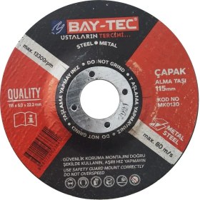 Resim Bay-Tec Bay-Tec MK0130 Taşlama Makinesi Çapak Alma Taşı 115MM 