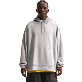 Resim Nike Sportswear Club Oversized French Terry Pullover Erkek Gri Günlük Stil Sweatshirt IF0745-063 