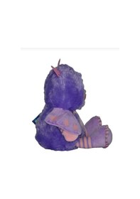 Resim Sevimli Bebek Yüzlü Peluş Kelebek Uyku Arkadaşı 35 Cm Mor 