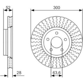 Resim Volvo S60 2.0 T4 2012-2015 Bosch Ön Disk 300mm Kaplamalı Netpar9d38 2 Adet 