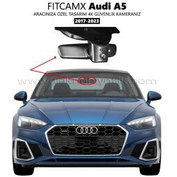 Resim FitCamX - Audi A5,S5,RS5 Modele Özel 4K Araç Kamerası (2017-2023)(FT-HY7708-A5) 