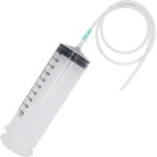 Resim Mingjin Shop 1 500ML ve 100CM Tüp Stili 500ML Büyük Şırınga ile Boru Hortumları Evcil Hayvan Besleme Araçları Dağıtım Lavman Tesisi Dolum Sıvı Reçine Kek Dekorasyon (Yurt Dışından) 