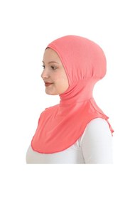 Resim Modish Group Kadın Boyunluklu Hijab Tesettür Pratik Spor Bone - Sarı Pembe 