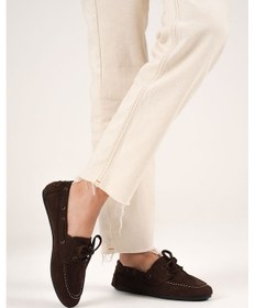 Resim Bian Kadın Acı Kahve Günlük Süet Ayakkabı Acı Kahverengi 