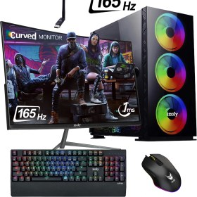 Resim İzoly Sauron x İ5-12400F 16GB 512GB M.2 Nvme Rtx 3060 2x 12GB 24" 165Hz Oyuncu Masaüstü Bilgisayarı 