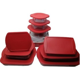 Resim Borcam 9 Parça Kırmızı Kapkalı Çeyiz Seti 59024/034/854/124/006/864/001/123/133 