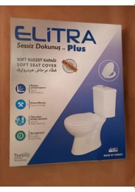 Resim Klozet Kapağı Elitra Beyaz 