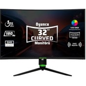Resim Monster Aryond A32 V2 32" 1 MS 180 Hz HDR10 G-Sync FreeSync QHD Curved VA Oyuncu Monitörü 