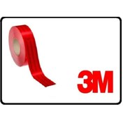 Resim 3M Reflektif Fosfor Şerit 5,5 Cm-50 Metre Kırmızı E1 Belgeli 